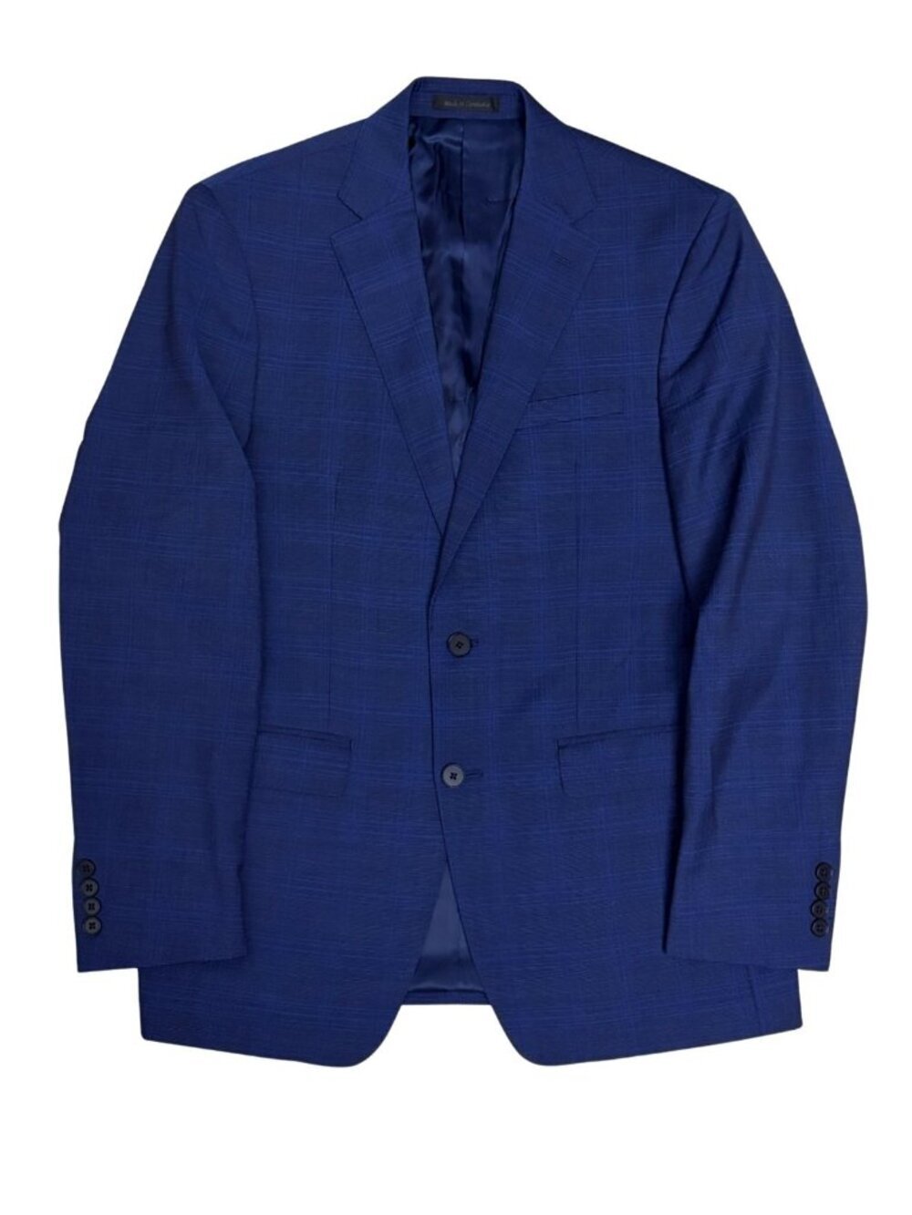 CALVIN KLEIN Blazer Sport Coat Luxury Designer Business Casual Blue Jacket 40R